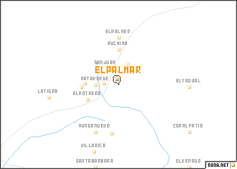 map of El Palmar