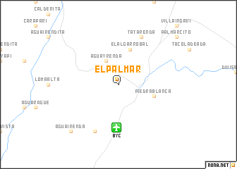 map of El Palmar
