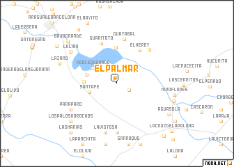 map of El Palmar