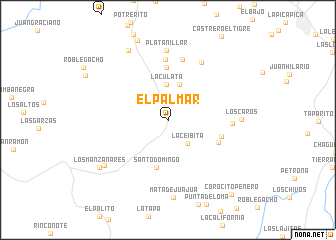 map of El Palmar