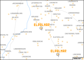 map of El Palmar