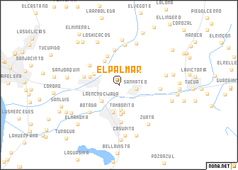 map of El Palmar