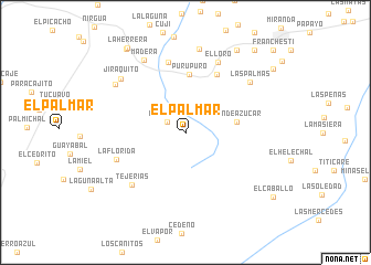 map of El Palmar