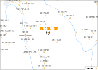 map of El Palmar