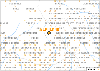map of El Palmar