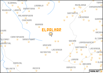 map of El Palmar