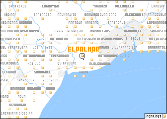 map of El Palmar