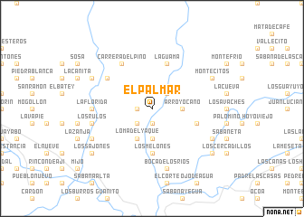 map of El Palmar