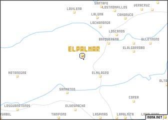 map of El Palmar