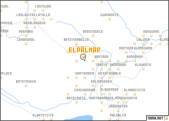 map of El Palmar