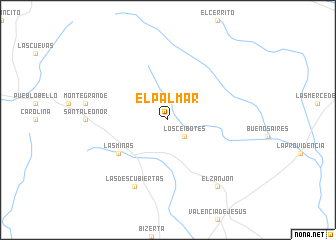 map of El Palmar