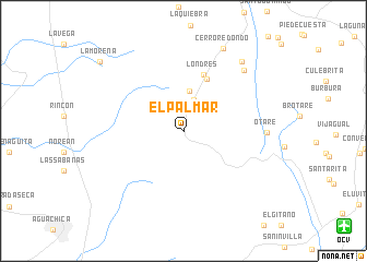 map of El Palmar