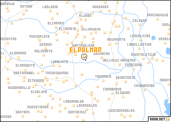 map of El Palmar