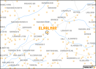 map of El Palmar