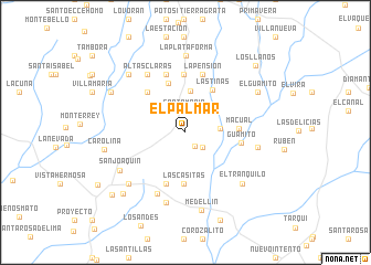 map of El Palmar