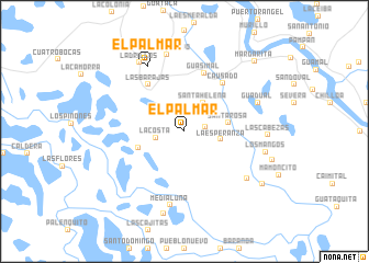 map of El Palmar