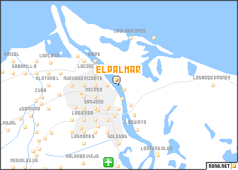 map of El Palmar