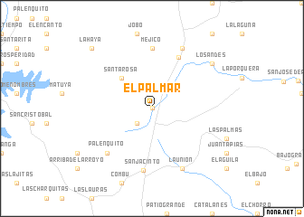 map of El Palmar