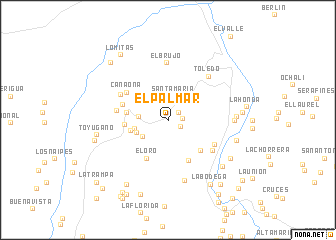 map of El Palmar