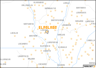 map of El Palmar