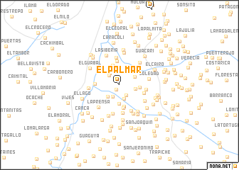 map of El Palmar