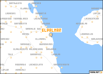 map of El Palmar