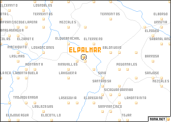 map of El Palmar