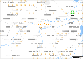 map of El Palmar