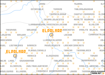 map of El Palmar