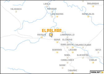 map of El Palmar