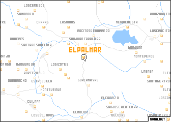 map of El Palmar