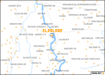 map of El Palmar