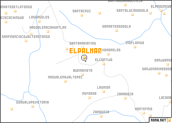 map of El Palmar