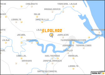 map of El Palmar