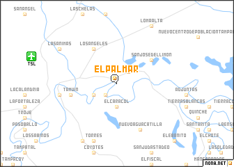 map of El Palmar