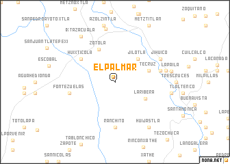 map of El Palmar