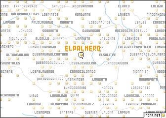 map of El Palmero