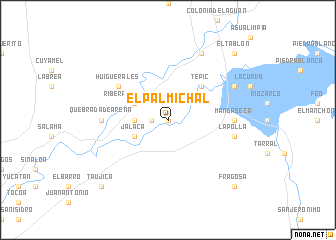 map of El Palmichal