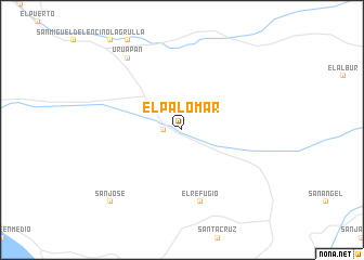 map of El Palomar