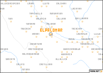 map of El Palomar