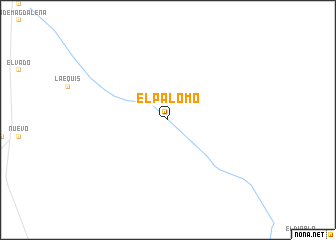 map of El Palomo