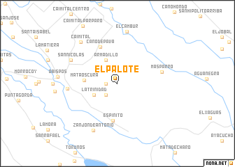 map of El Palote