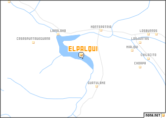 map of El Palqui