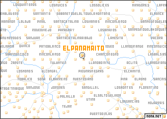 map of El Panamaíto