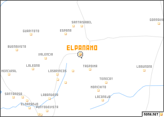 map of El Pánamo