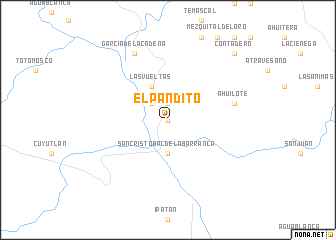 map of El Pandito