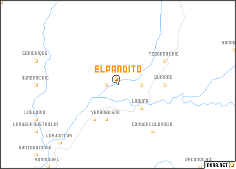 map of El Pandito