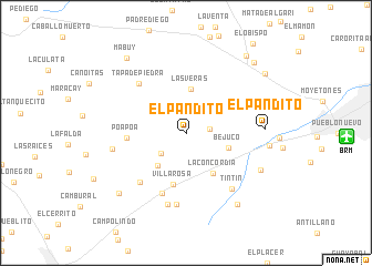map of El Pandito