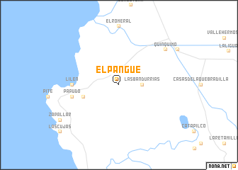 map of El Pangue