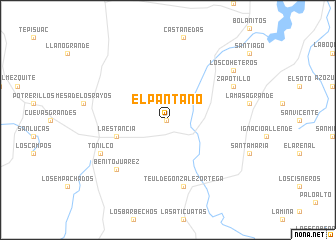 map of El Pantano